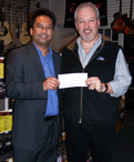 TD Canada Trust presents check to NSBA