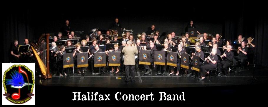 Halifax Concert Band - group shot w logo